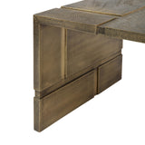 Villa & House Antique Brass Hollis Coffee Table