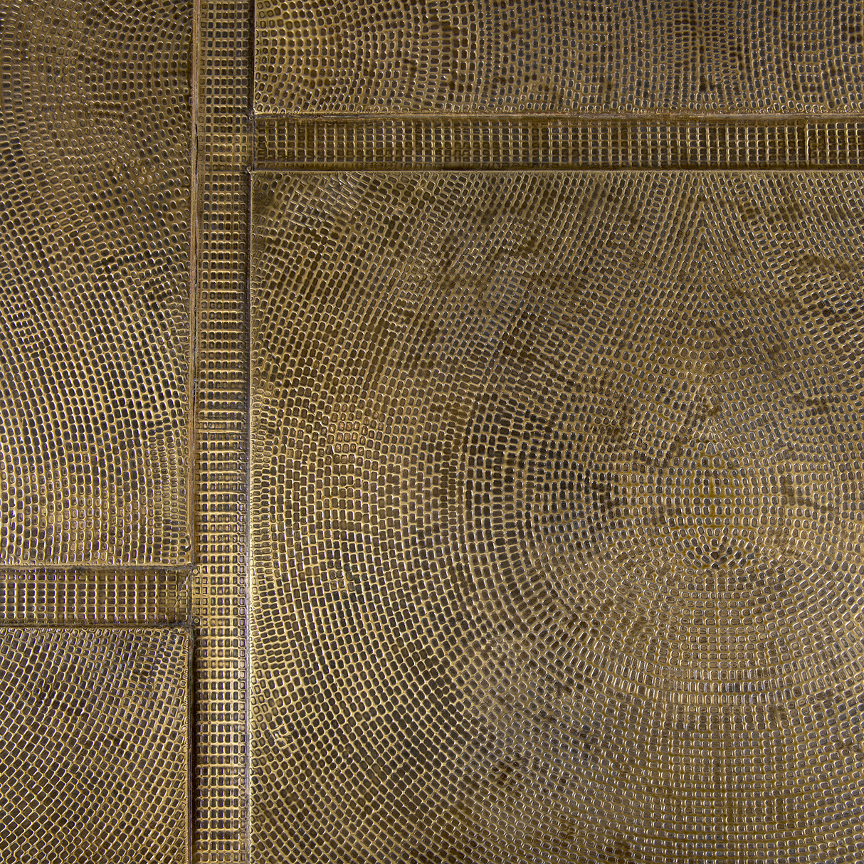 Villa & House Antique Brass Hollis Coffee Table