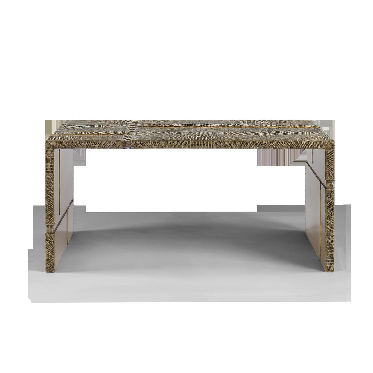 Villa & House Antique Brass Hollis Coffee Table