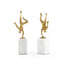 Villa & House Gold Leaf Handstand Statue (Pair)