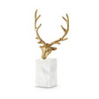 Villa & House Gold Leaf Hart Statue