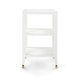 Villa & House Chiffon White Isadora Side Table