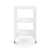 Villa & House Chiffon White Isadora Side Table