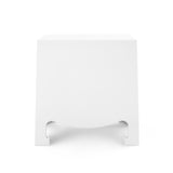 Villa & House Chiffon White Jacqui 3-Drawer Side Table