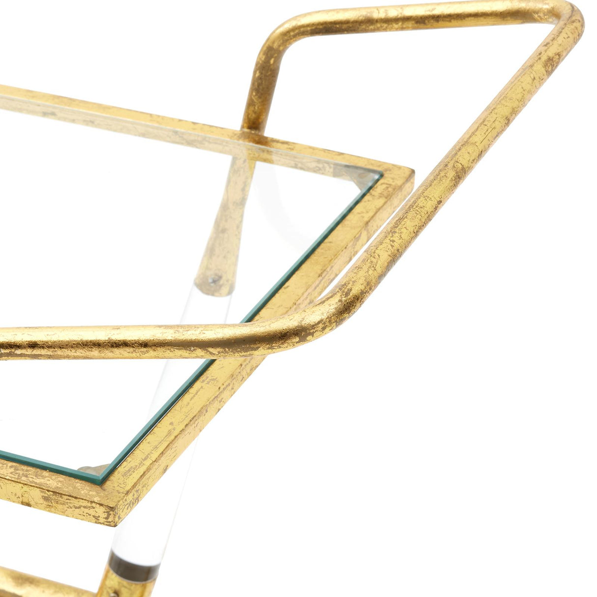 Villa & House Gold Leaf Jepson Bar Cart