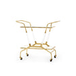 Villa & House Gold Leaf Jepson Bar Cart
