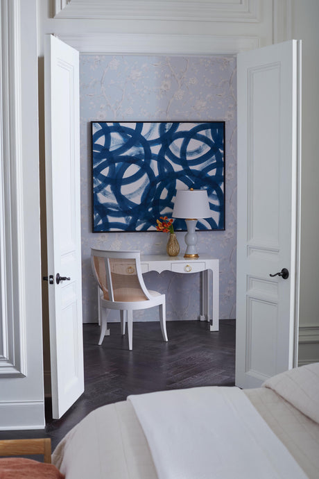 Villa & House Chiffon White Jordan Console/Desk