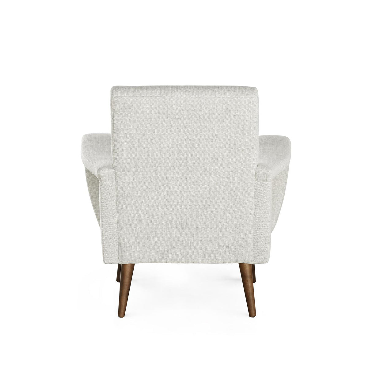 Villa & House Kingston Warm White Leonard Club Chair,Kingston Warm White,Fruitwood Finish