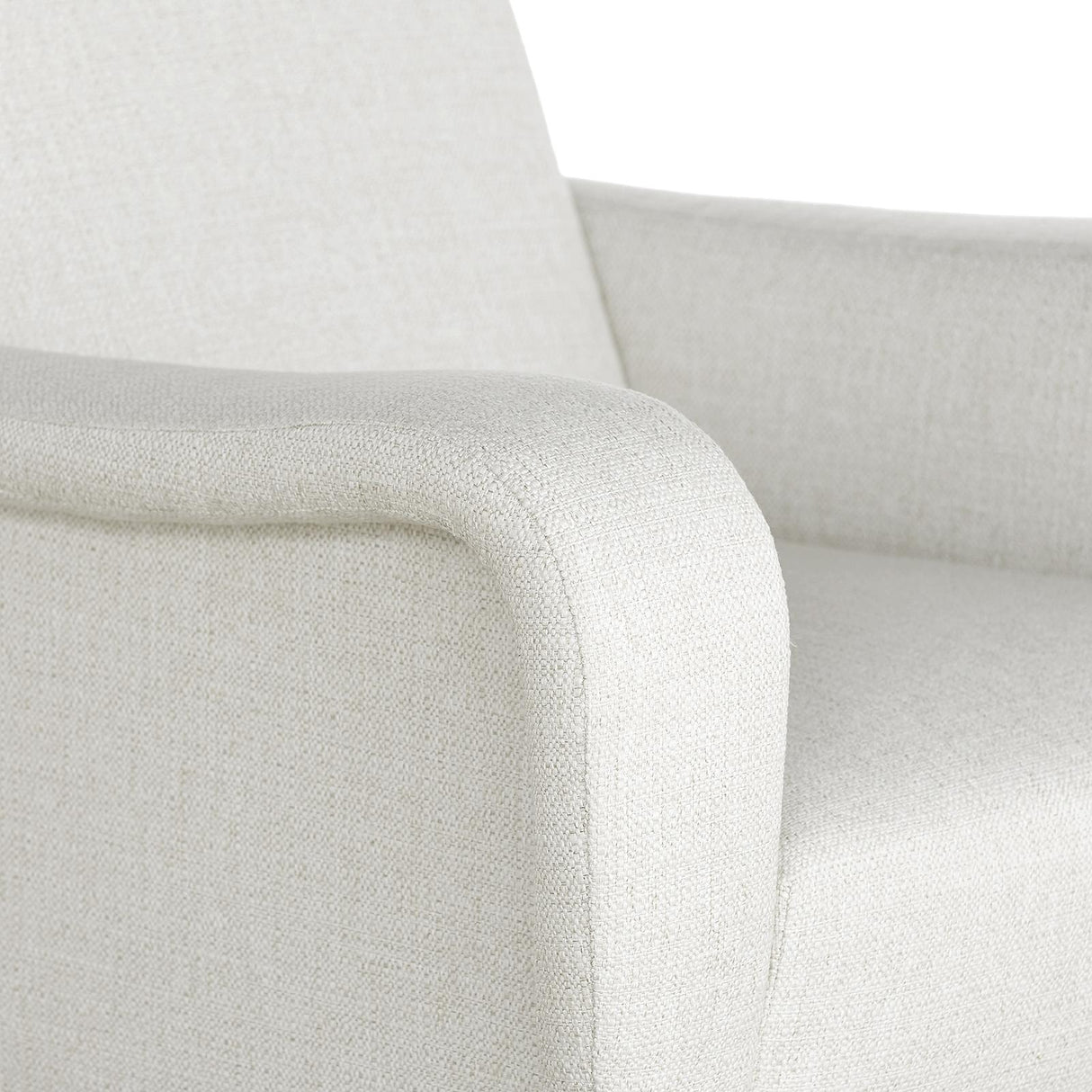 Villa & House Kingston Warm White Leonard Club Chair,Kingston Warm White,Fruitwood Finish