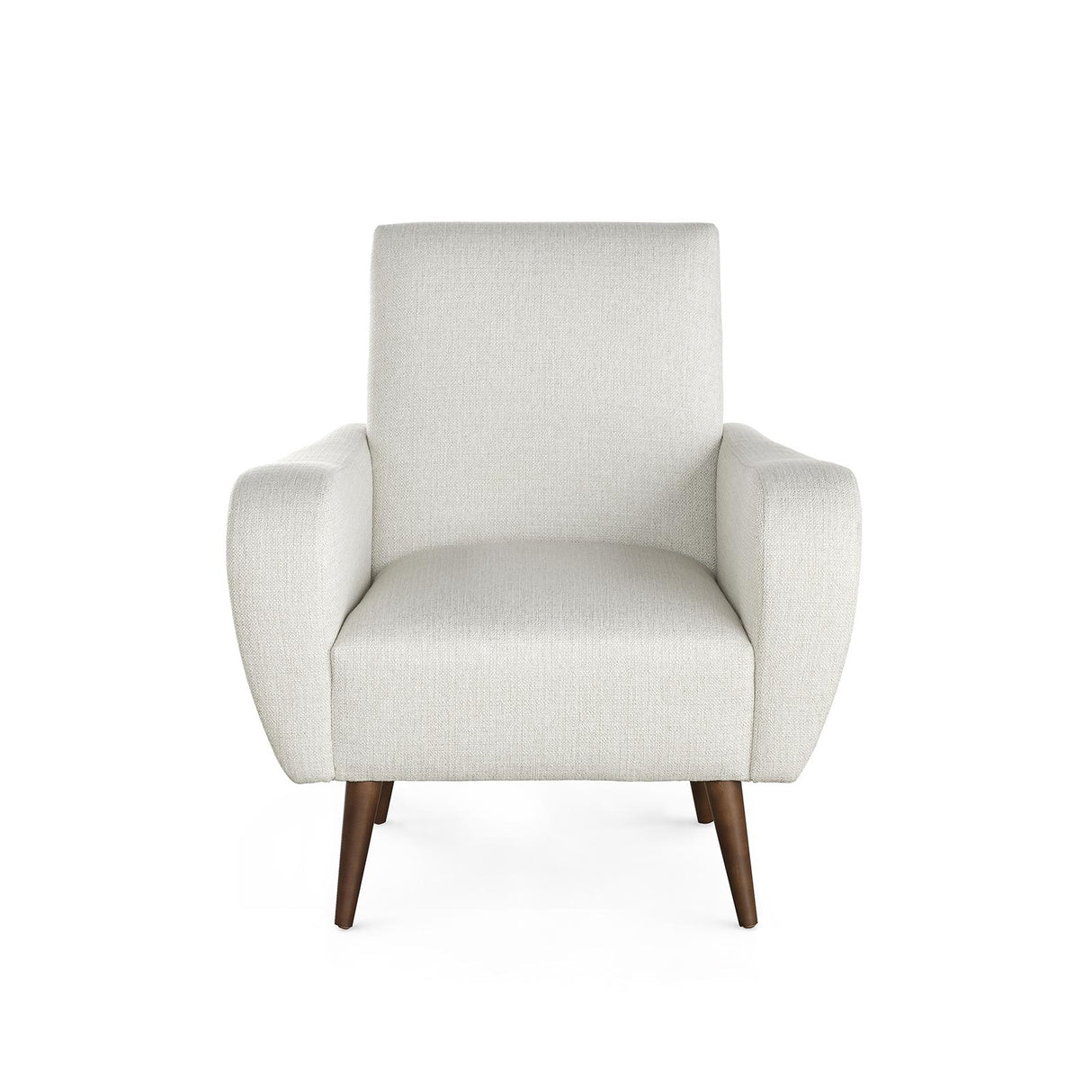 Villa & House Kingston Warm White Leonard Club Chair,Kingston Warm White,Fruitwood Finish