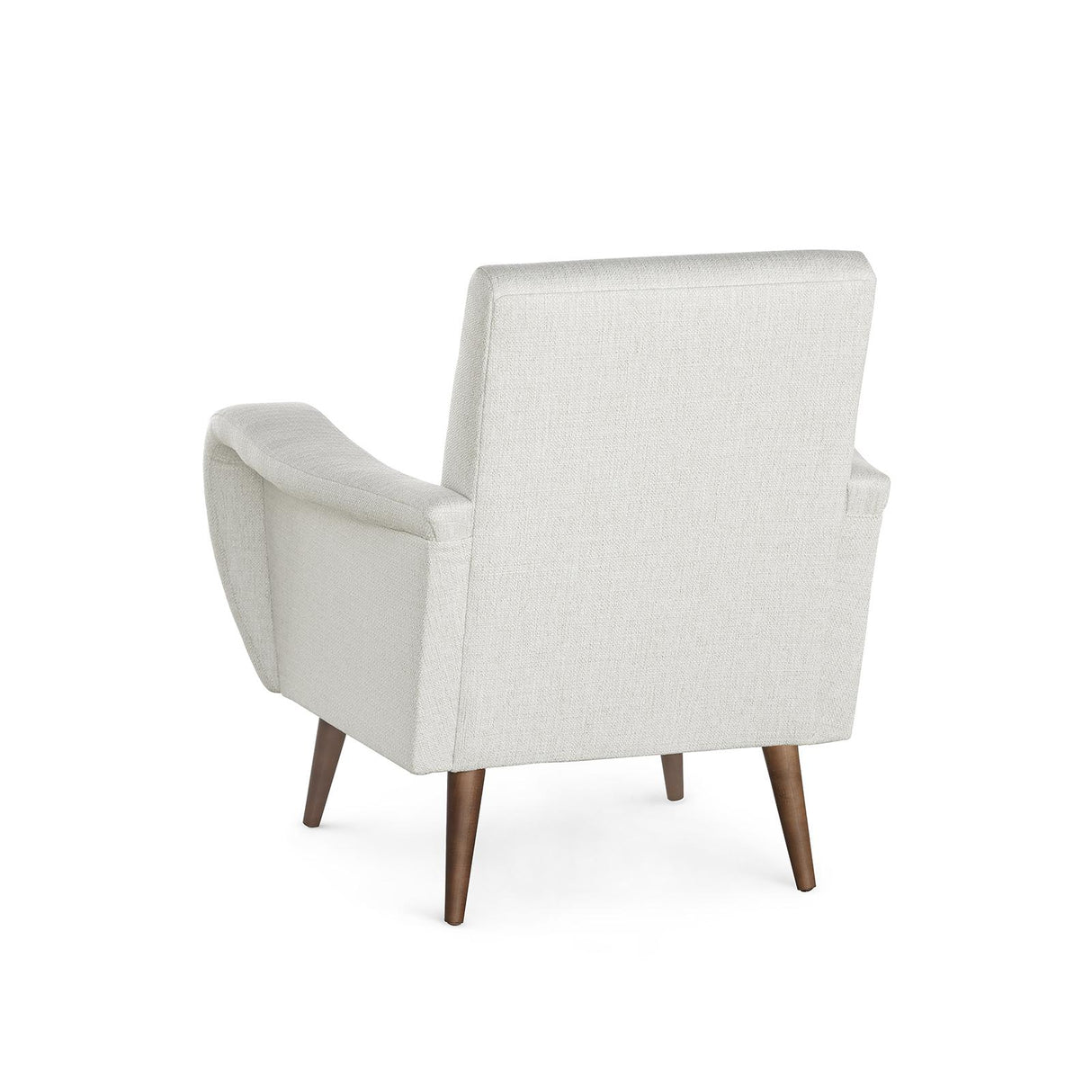 Villa & House Kingston Warm White Leonard Club Chair,Kingston Warm White,Fruitwood Finish