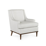 Villa & House Kingston Warm White Lang Club Chair,Kingston Warm White,Fruitwood Finish