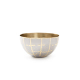 Villa & House Silver and Brass Loom Small Bowl