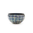 Villa & House Anthracite and Brass Loom Medium Bowl
