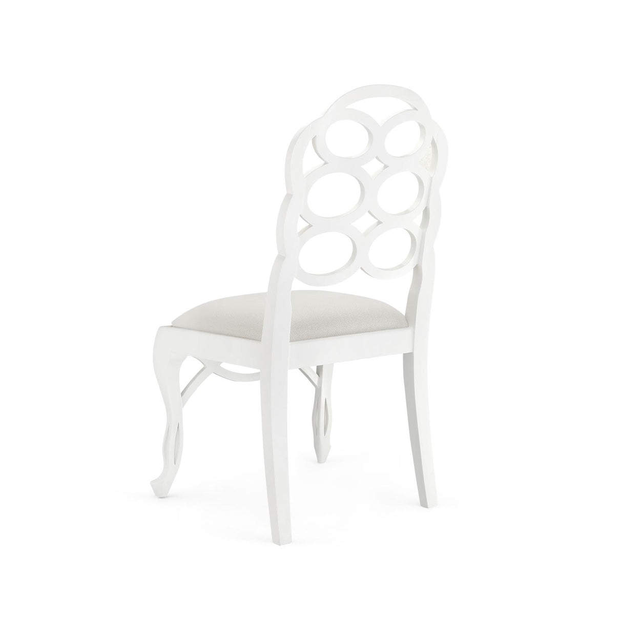 Villa & House Eggshell White Loop Side Chair