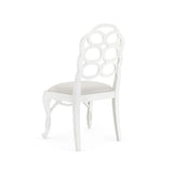 Villa & House Eggshell White Loop Side Chair