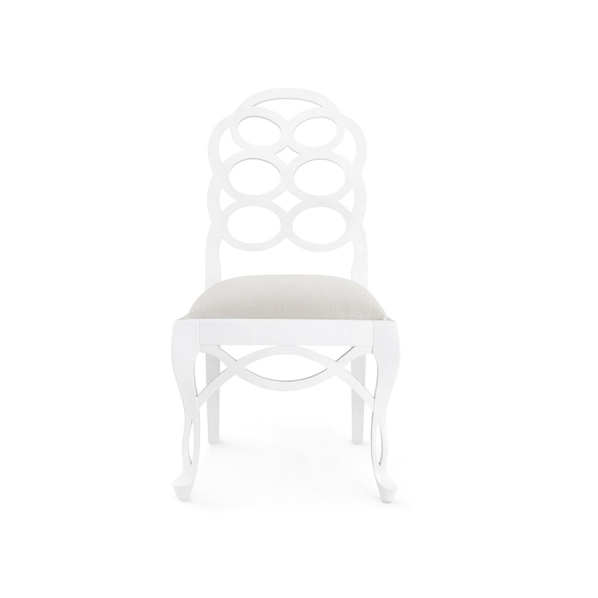 Villa & House Eggshell White Loop Side Chair