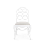 Villa & House Eggshell White Loop Side Chair