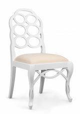 Villa & House Eggshell White Loop Side Chair