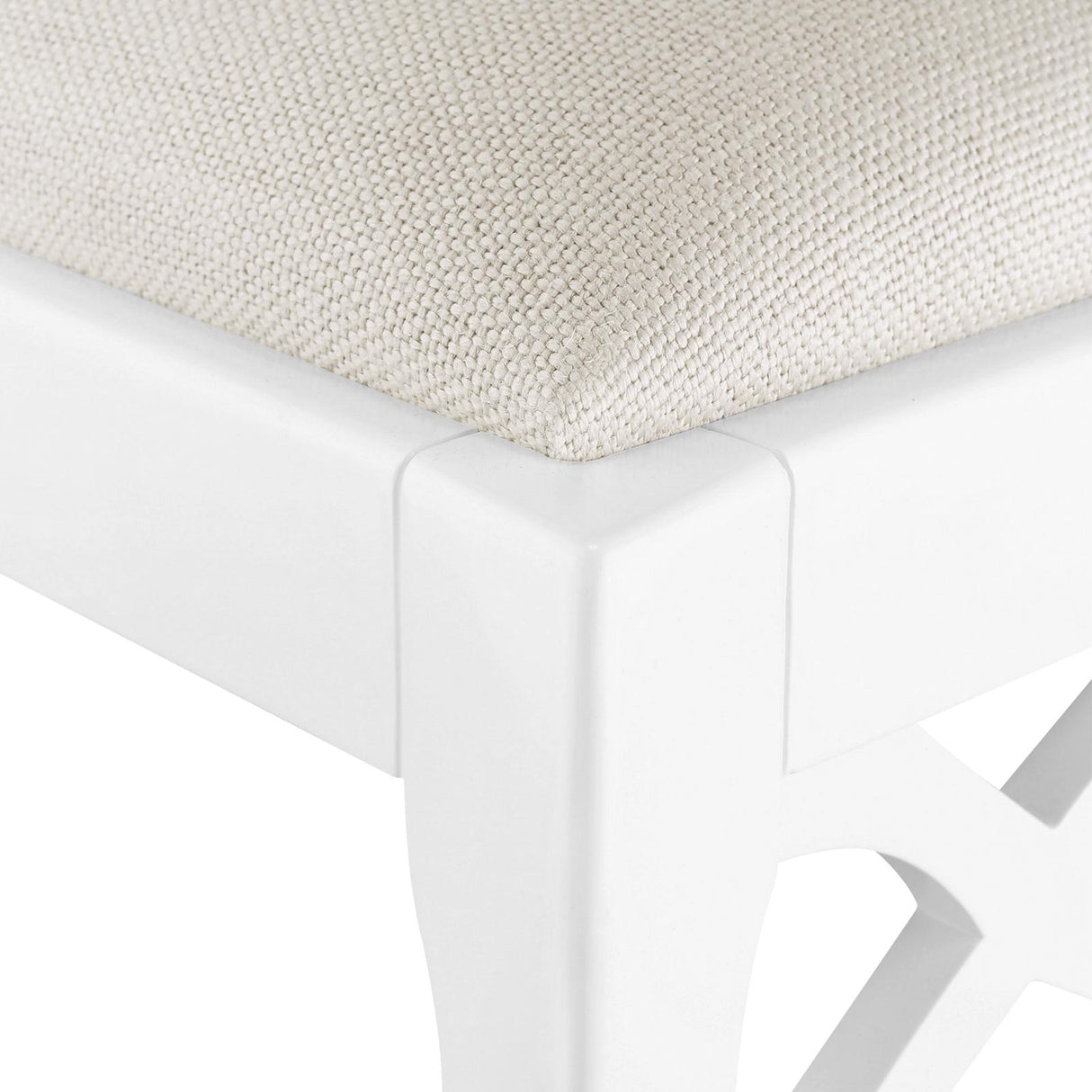 Villa & House Eggshell White Loop Side Chair