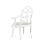 Villa & House Eggshell White Loop Armchair