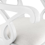 Villa & House Eggshell White Loop Armchair