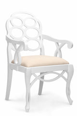 Villa & House Eggshell White Loop Armchair