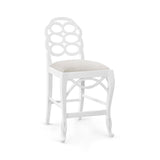 Villa & House Eggshell White Loop Counter Stool