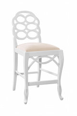 Villa & House Eggshell White Loop Counter Stool