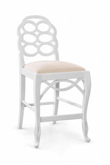 Villa & House Eggshell White Loop Counter Stool