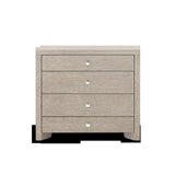Villa & House Taupe Gray Lugano Large 4-Drawer