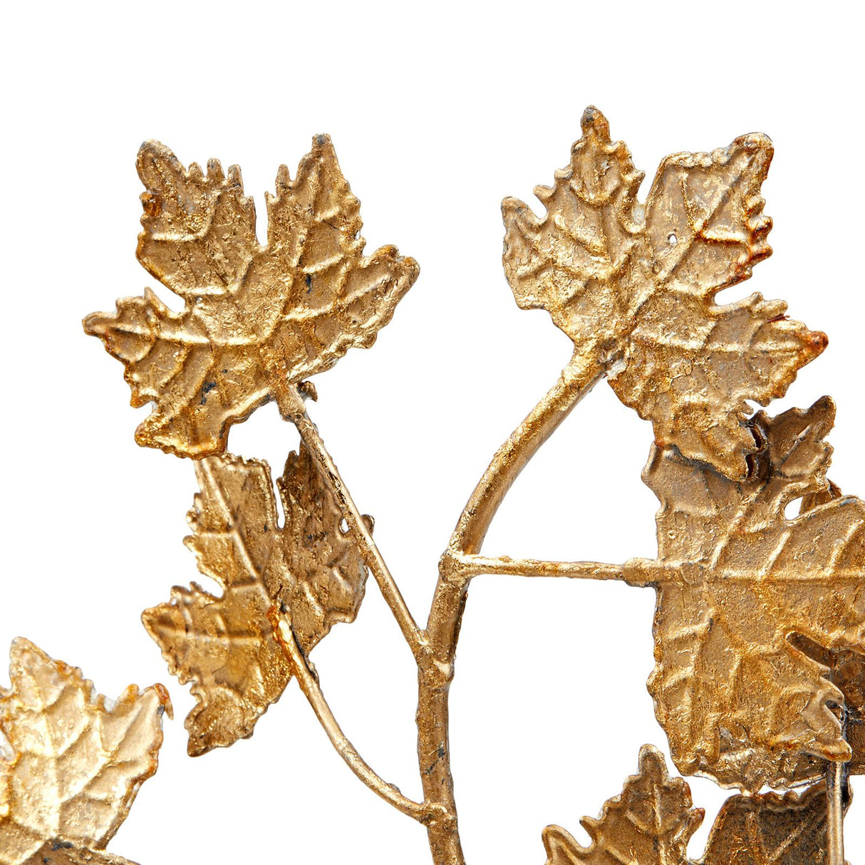 Villa & House Gold Leaf Maple Branch Statue