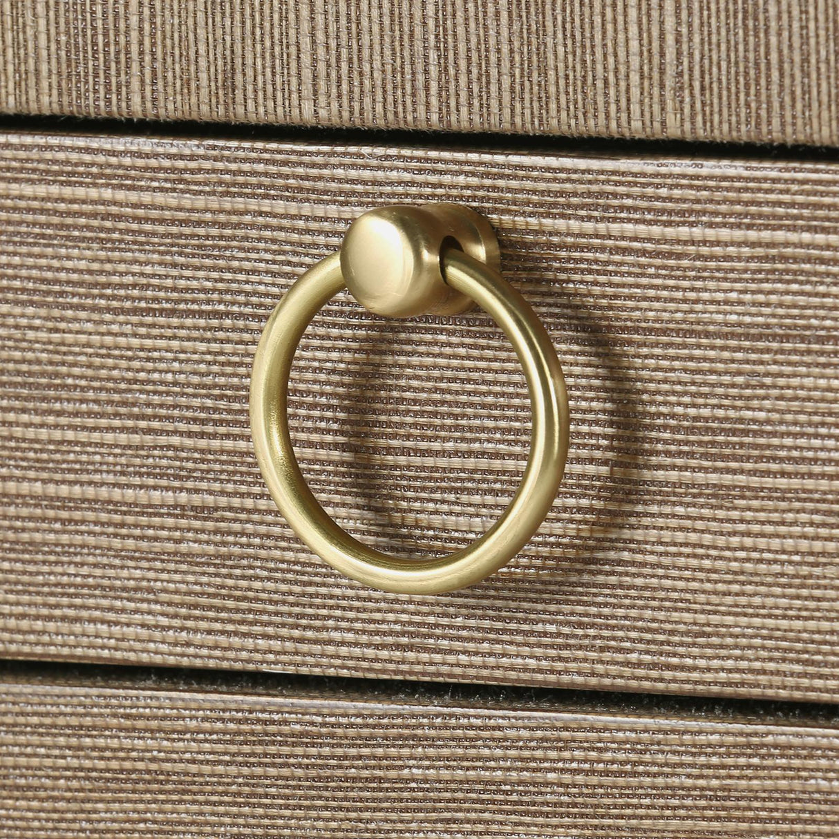 Villa & House Flax Brown Ming 2-Drawer Side Table