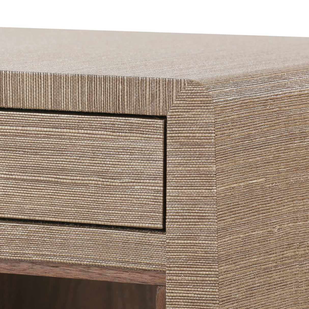 Villa & House Flax Brown Ming 2-Drawer Side Table