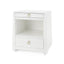 Villa & House Chiffon White Ming 2-Drawer Side Table