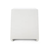 Villa & House Chiffon White Ming 2-Drawer Side Table