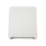 Villa & House Chiffon White Ming 2-Drawer Side Table