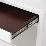 Villa & House Chiffon White Ming 2-Drawer Side Table