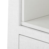 Villa & House Chiffon White Ming 2-Drawer Side Table