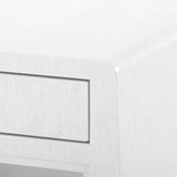 Villa & House Chiffon White Ming 2-Drawer Side Table