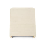 Villa & House Canvas Cream Ming 2-Drawer Side Table