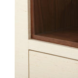 Villa & House Canvas Cream Ming 2-Drawer Side Table