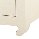 Villa & House Canvas Cream Ming 2-Drawer Side Table