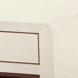 Villa & House Canvas Cream Ming 2-Drawer Side Table