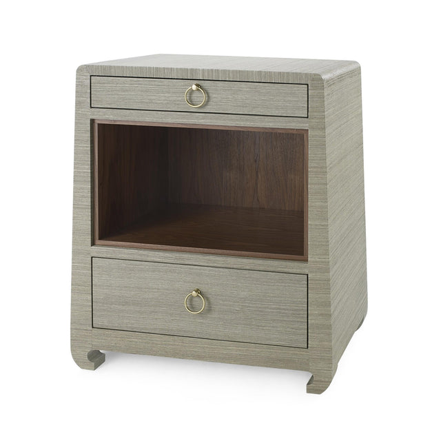 Villa & House Sage Green Ming 2-Drawer Side Table