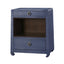 Villa & House Navy Blue Ming 2-Drawer Side Table