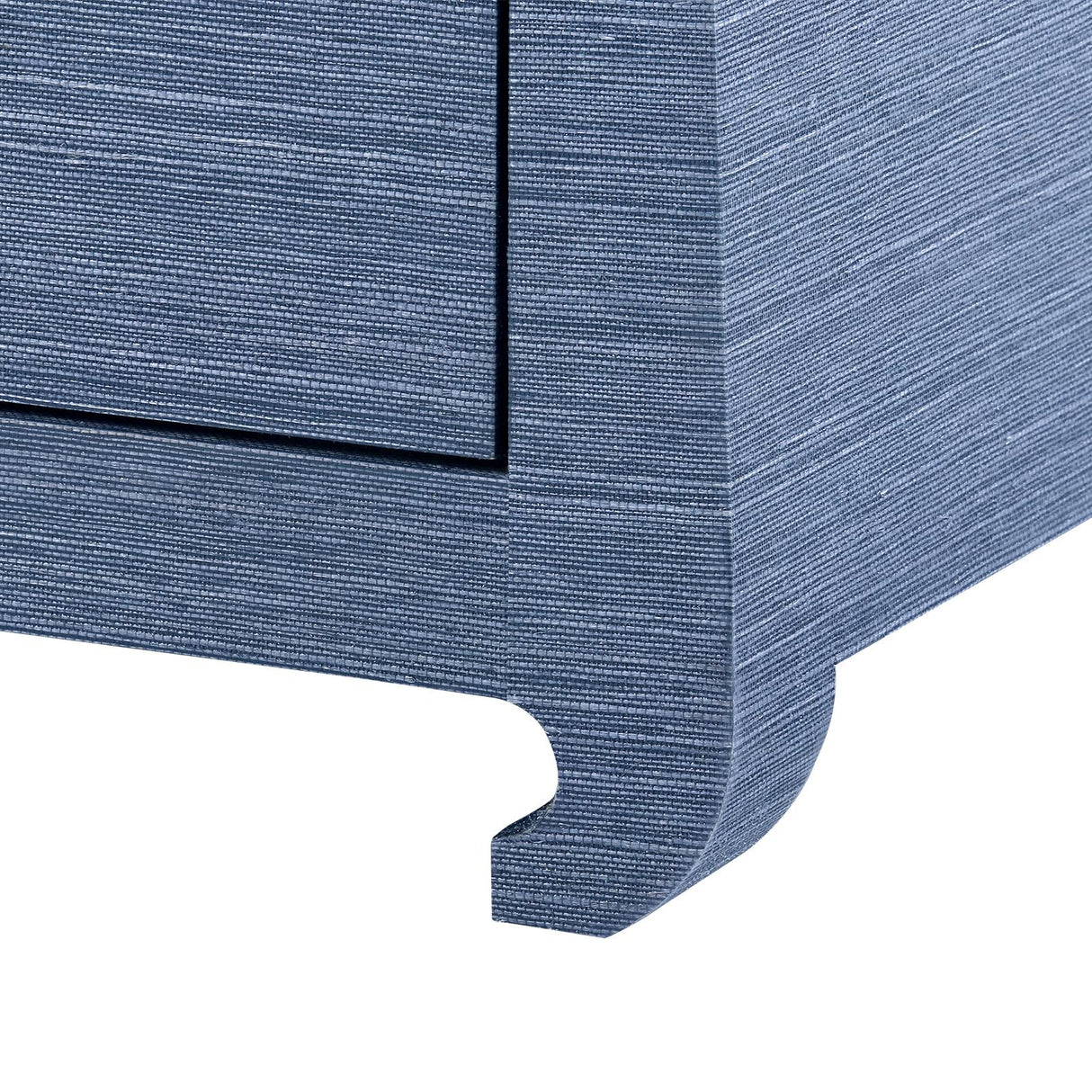 Villa & House Navy Blue Ming 2-Drawer Side Table