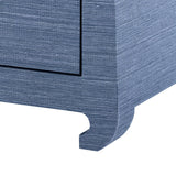 Villa & House Navy Blue Ming 2-Drawer Side Table