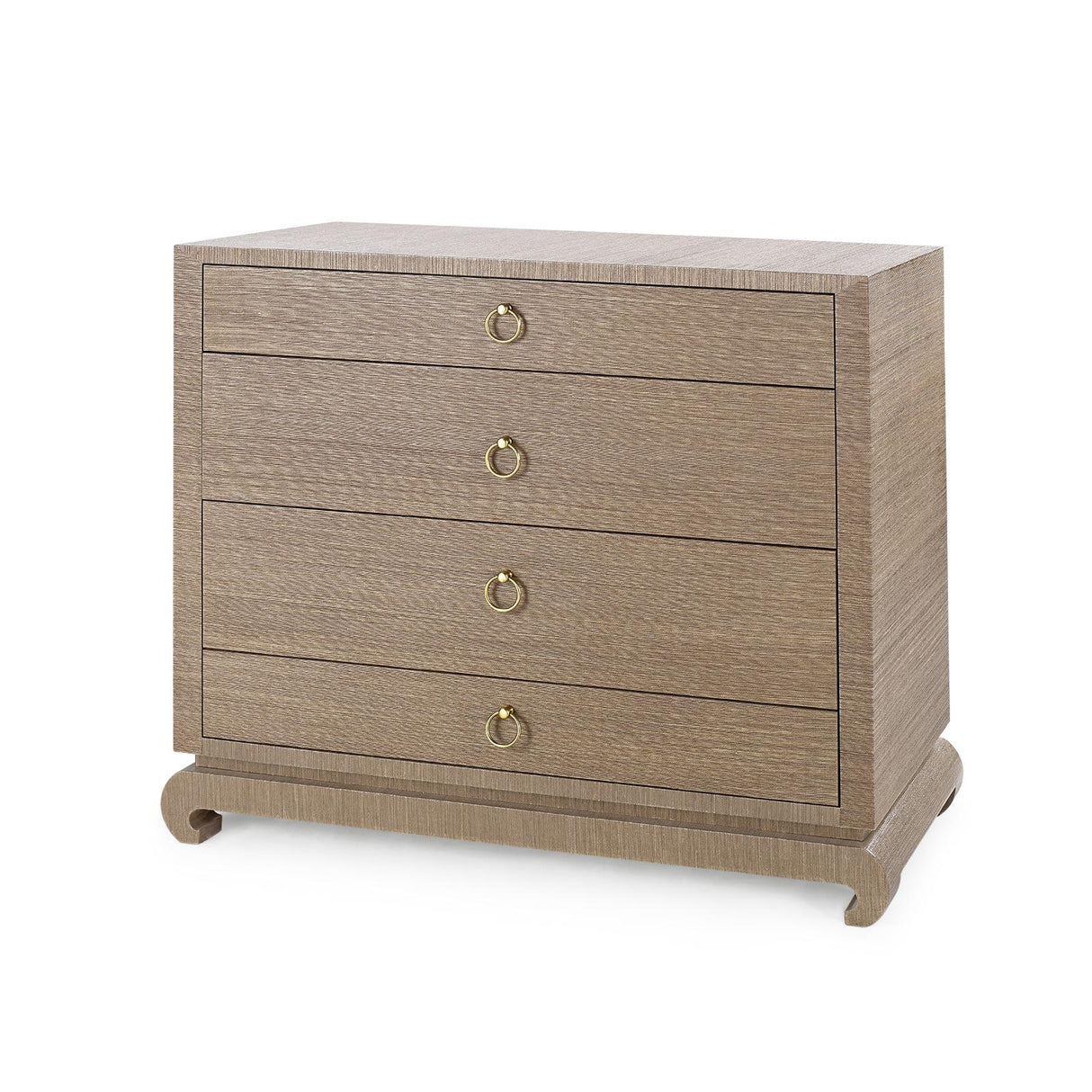 Villa & House Flax Brown Ming Large 4-Drawer