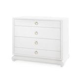 Villa & House Chiffon White Ming Large 4-Drawer